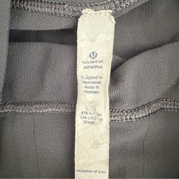 Lululemon Train Times Tight Leggings Size 6 Charcoal Gray Pockets - Picture 4 of 8